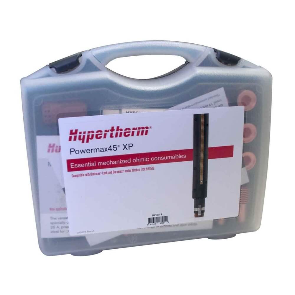 Hypertherm #851512 - Powermax45 XP Essential Mechanized Consumable Kit Ohmic (45 A)