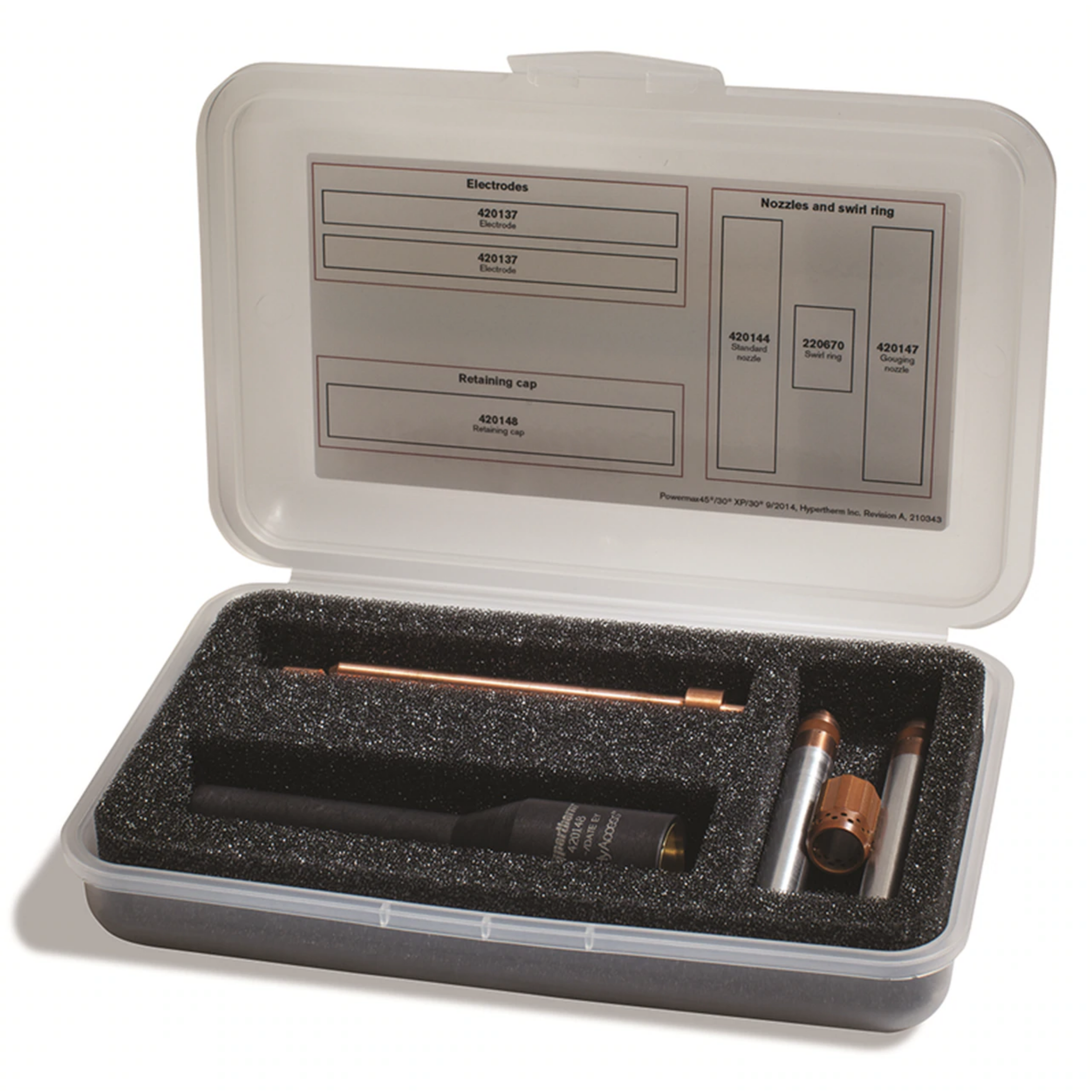 Hypertherm #428337 - HyAccess Consumable Starter Kit (15-45A) for Powermax 30/30XP/45