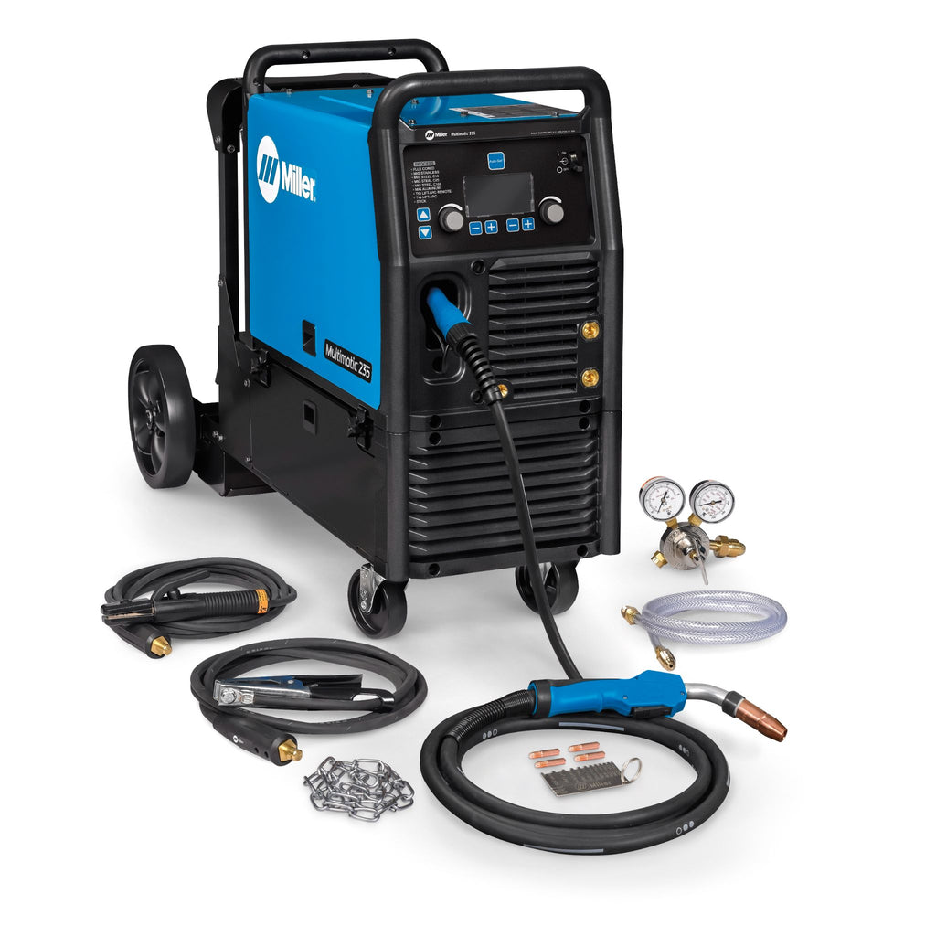 Miller Multimatic 235 Multiprocess Welder w/ EZ-Latch Running Gear